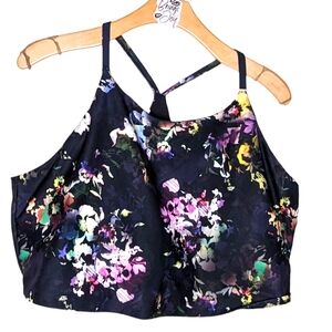 Old Navy Floral Light-Support PowerSoft Sports Bra NWT